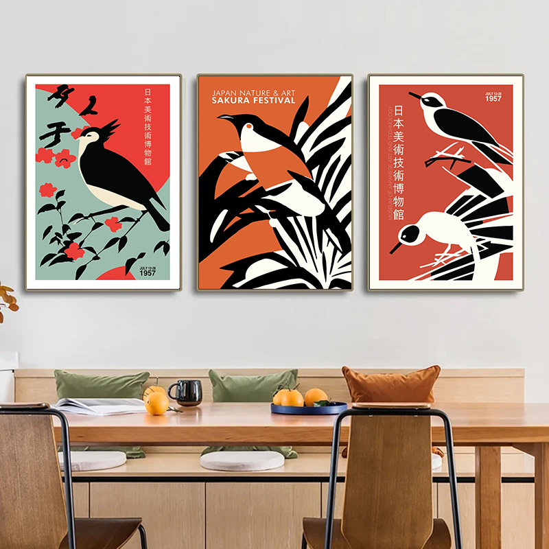Vintage Culture of Japan Poste - Home Decor Exhibition ulasan dan harga