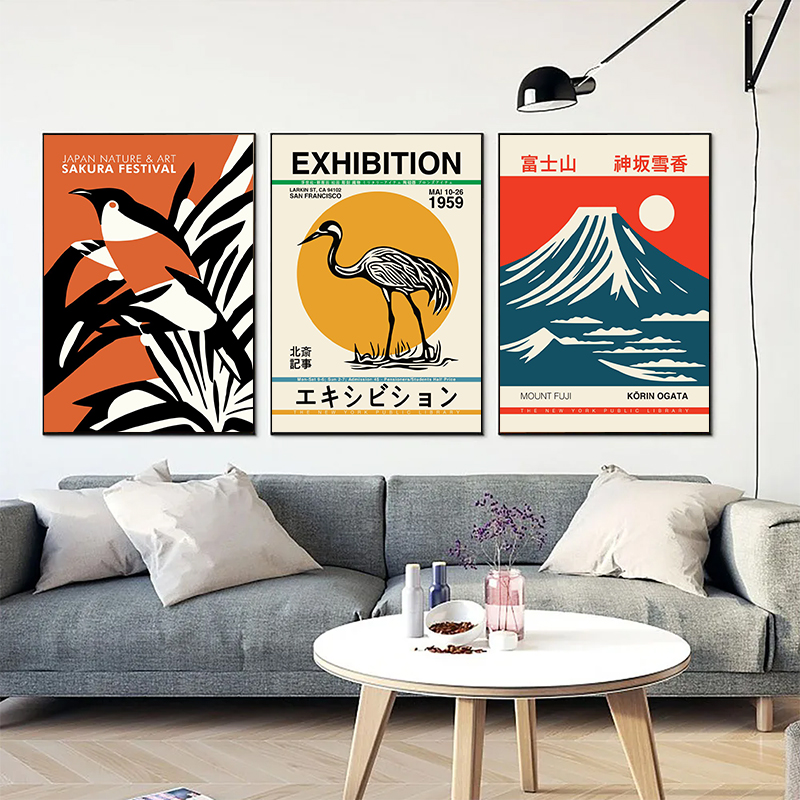 Vintage Culture of Japan Poste - Home Decor Exhibition ulasan dan harga