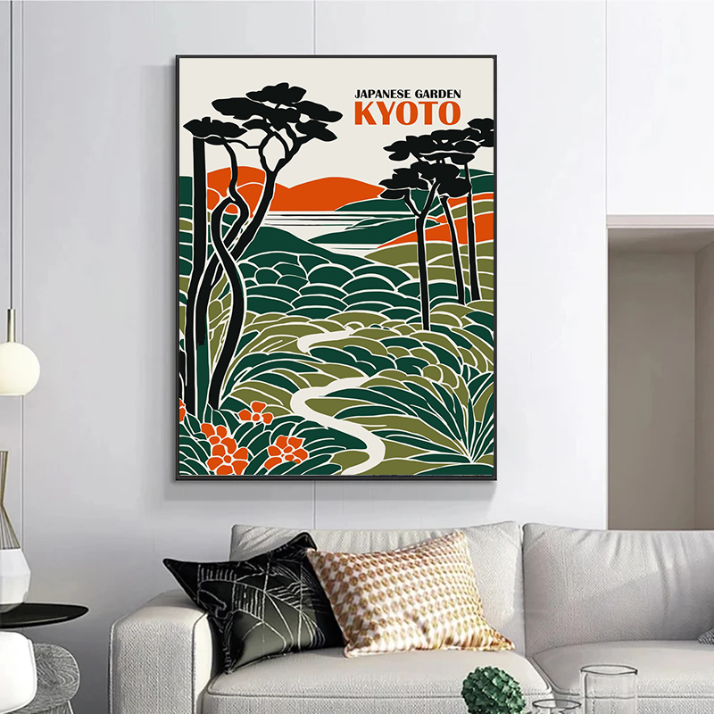 Vintage Culture of Japan Poste - Home Decor Exhibition ulasan dan harga