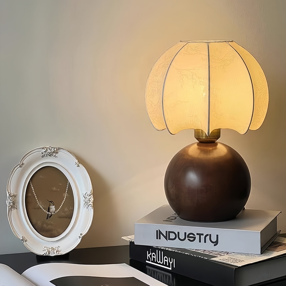 Vintage floral table lamp, med - Home Decor Living Room ulasan dan harga