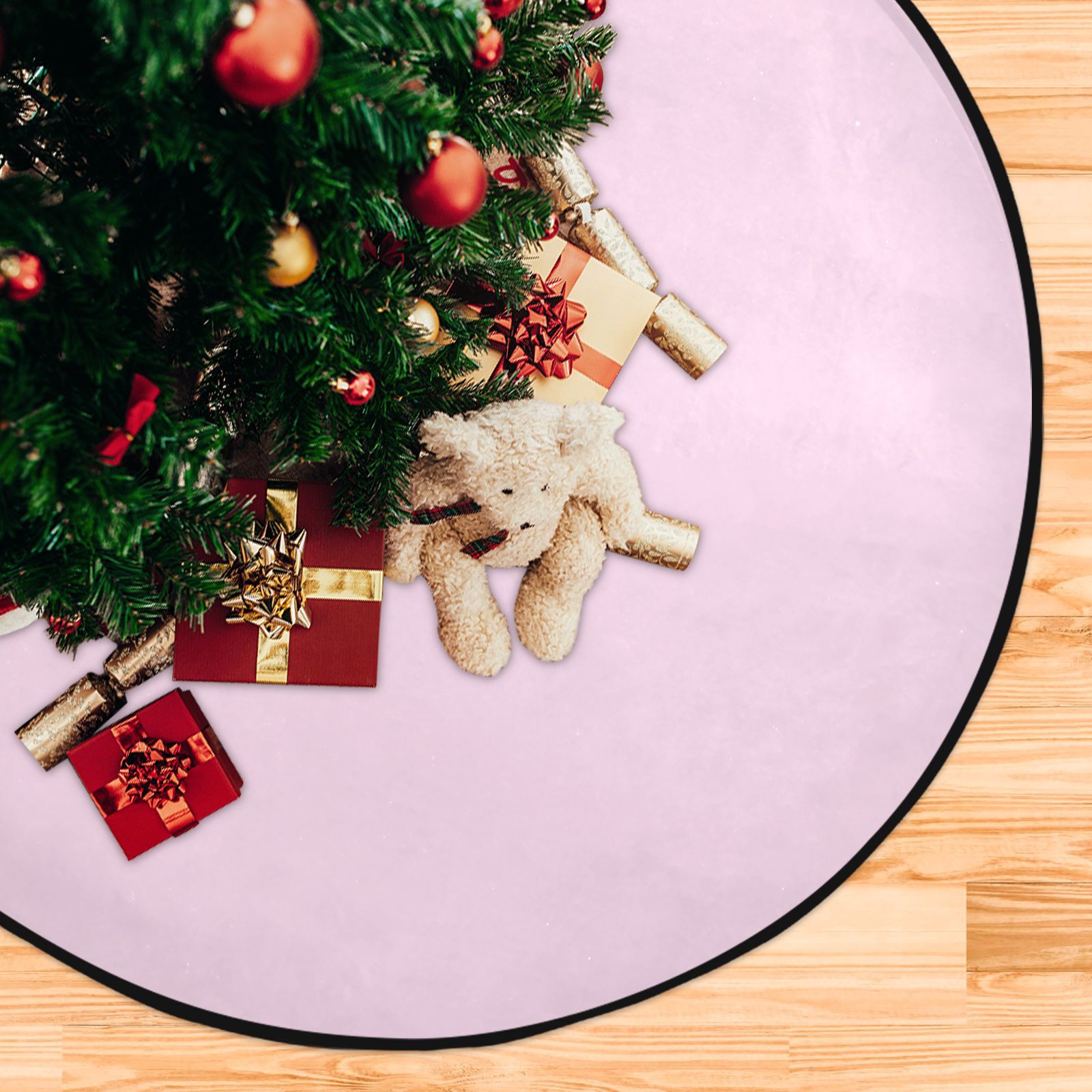 Custom images Round Santa Clau - Home Decor Free Images ulasan dan harga