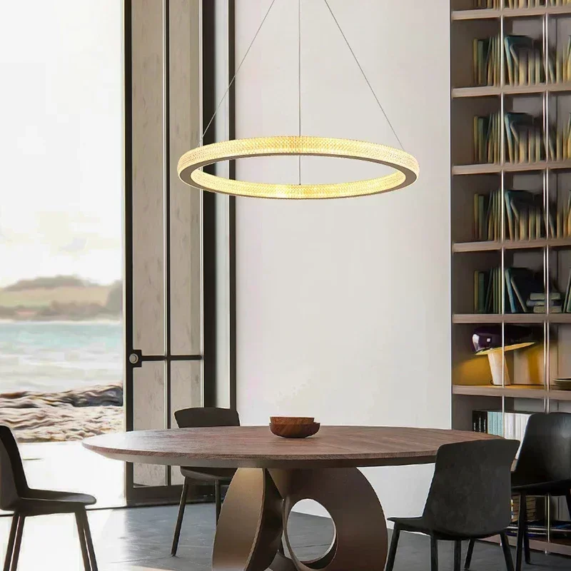 Modern Circular Luxury Crystal - Home Decor Exhibition ulasan dan harga