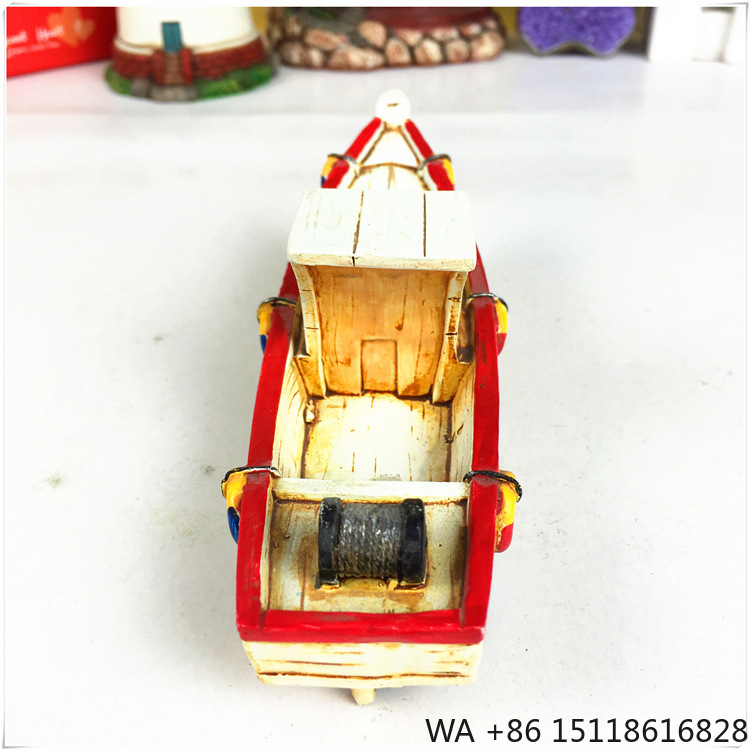 Creative Custom Resin Sailboat - Home Decor Handicraft ulasan dan harga