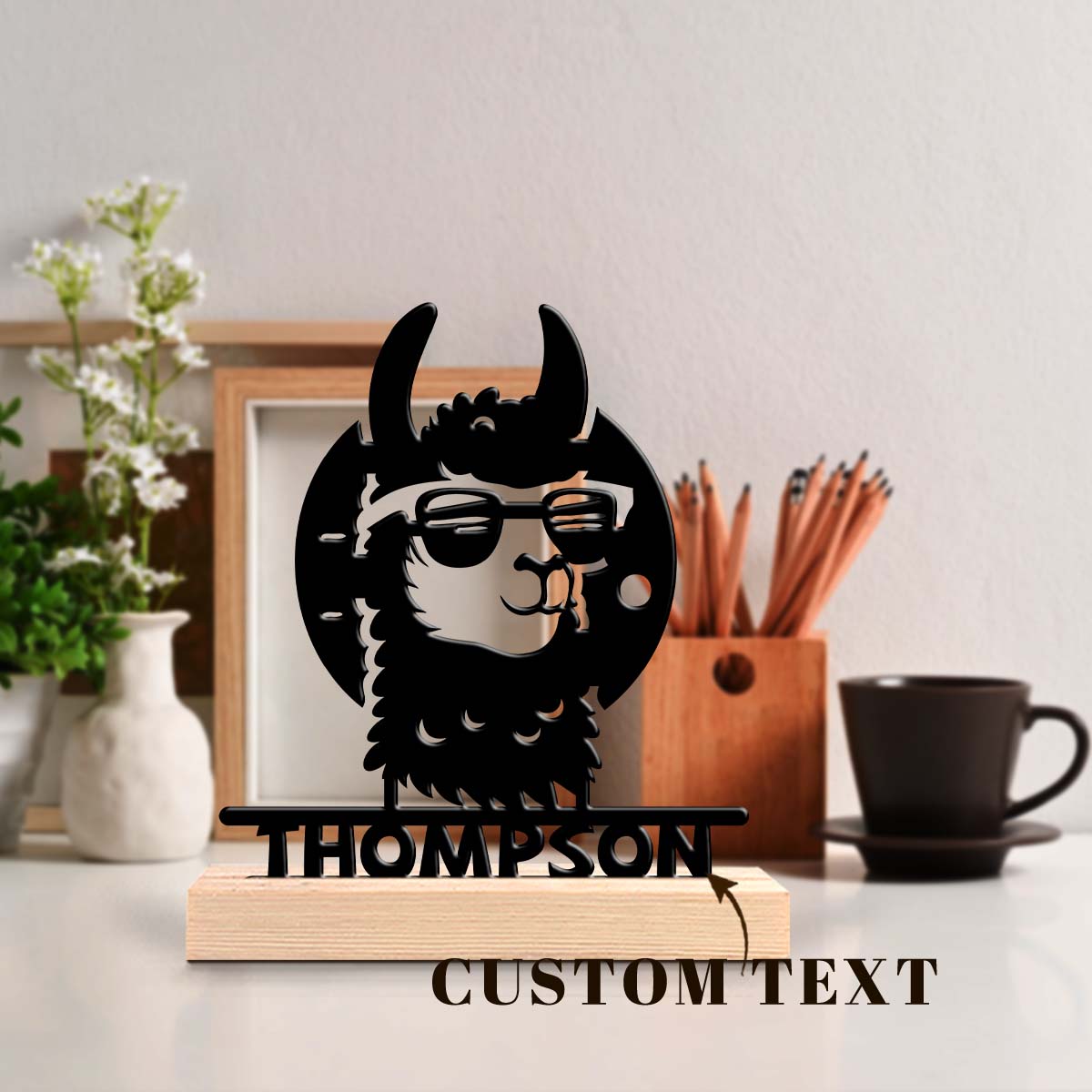 1pc Customized Minimalist Meta - Home Decor For Birthday ulasan dan harga