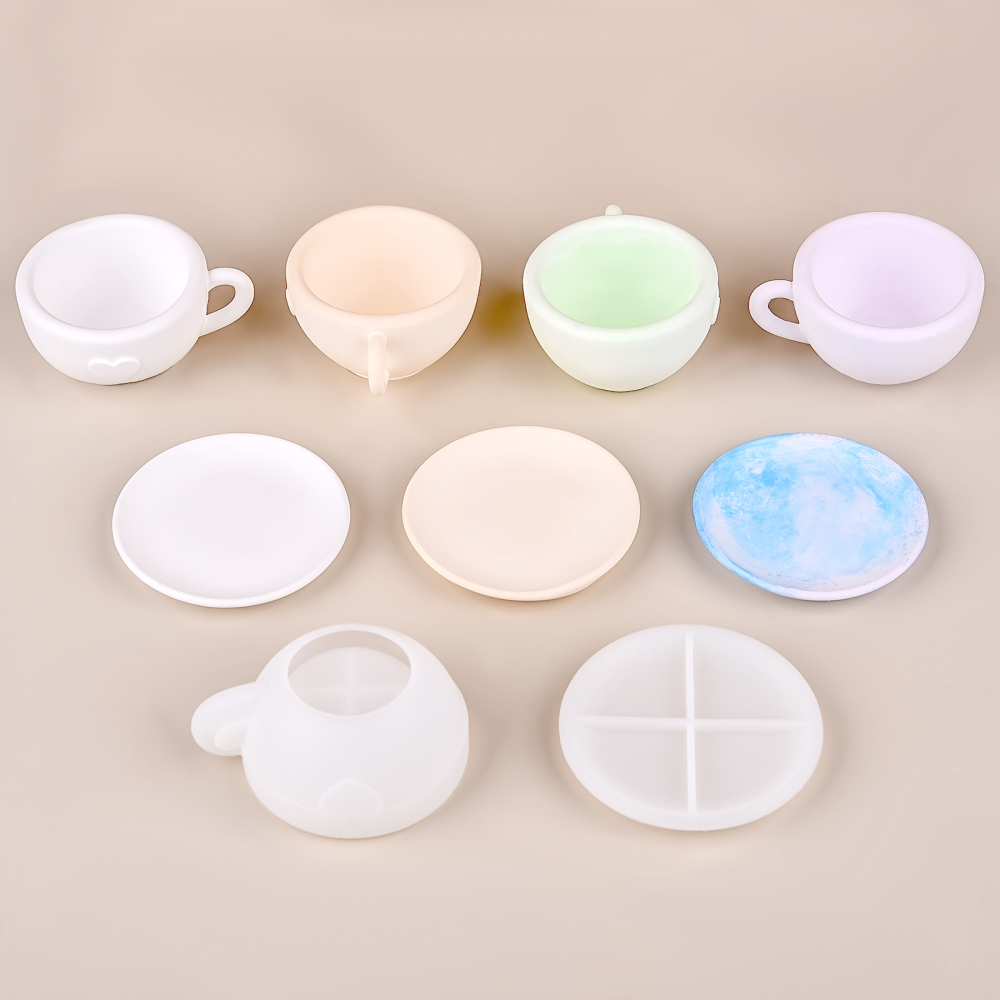 3D Tea Cup Love Silicone Mold  - Home Decor Handicraft ulasan dan harga