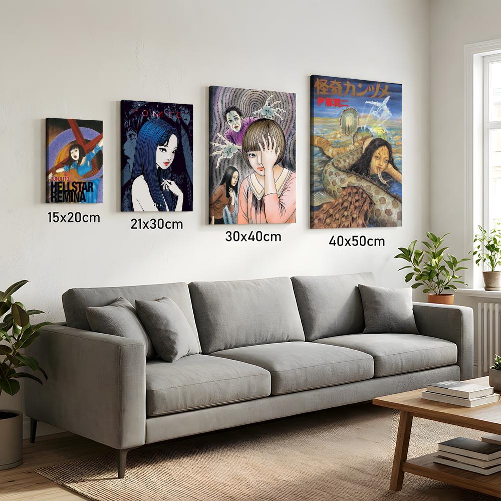 Junji Ito Terror Horror Manga  - Home Decor Mirror ulasan dan harga
