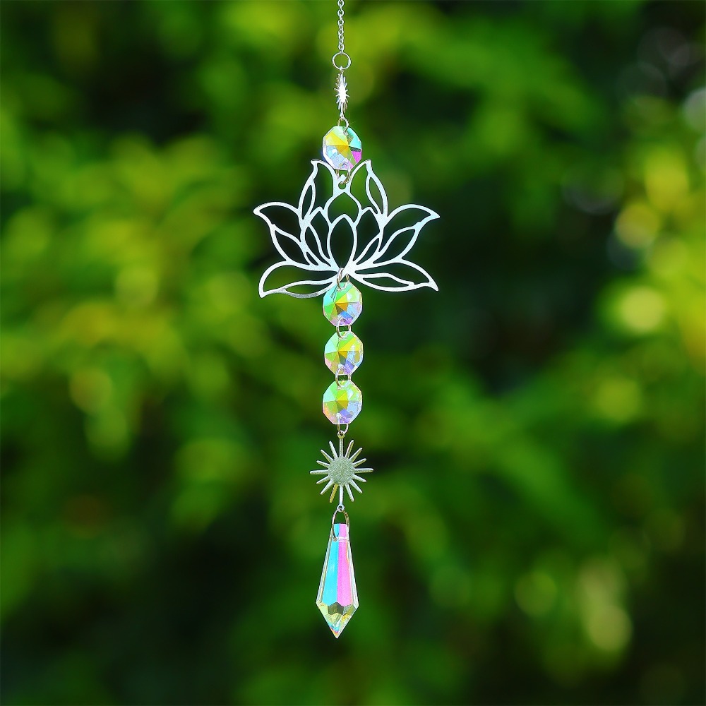 New Golden Lotus Suncatcher Co - Crystal Sun Catcher ulasan dan harga
