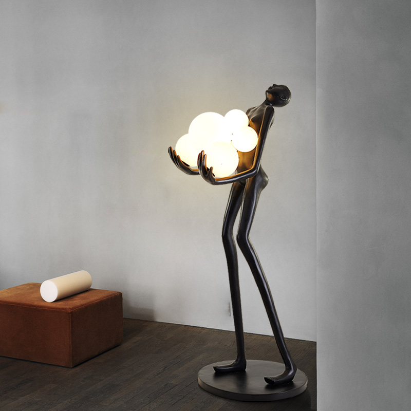 Modern humanoid art sculpture  - Home Decor Exhibition ulasan dan harga