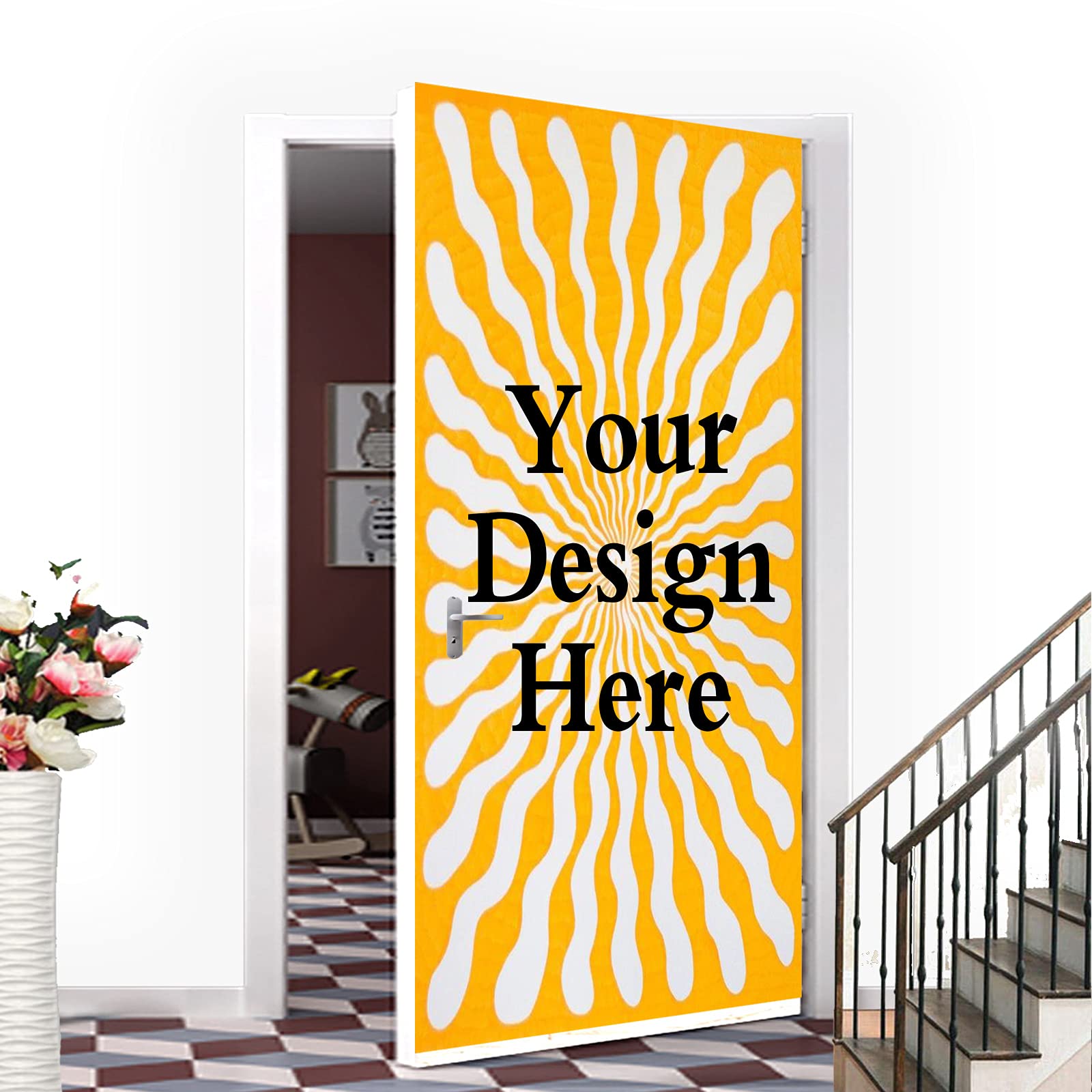 Custom Door Stickers Wallpaper - Home Decor Free Images ulasan dan harga