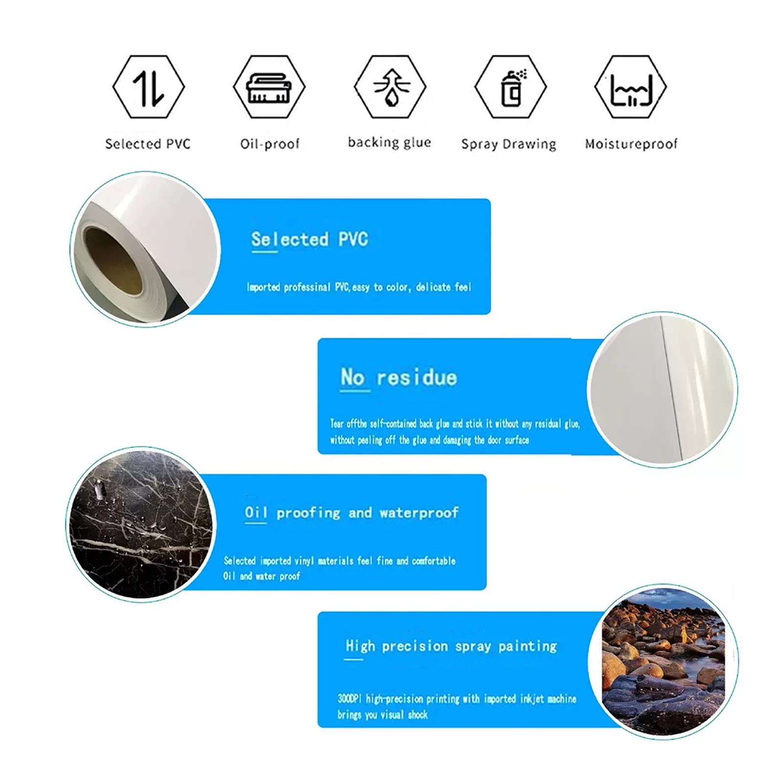 Custom Door Stickers Wallpaper - Home Decor Free Images ulasan dan harga