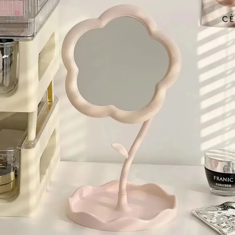 Mirror Desktop Flower Mirrors  - Home Decor Online ulasan dan harga