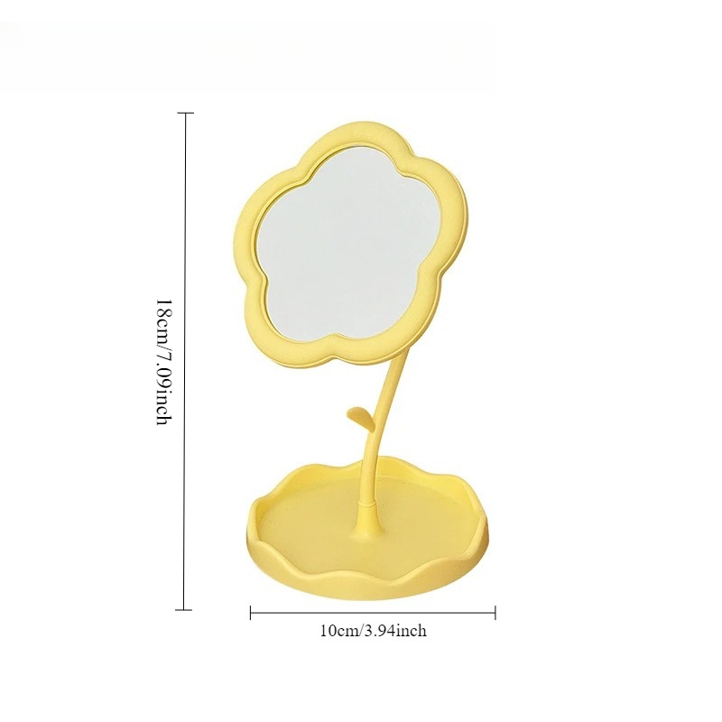 Mirror Desktop Flower Mirrors  - Home Decor Online ulasan dan harga