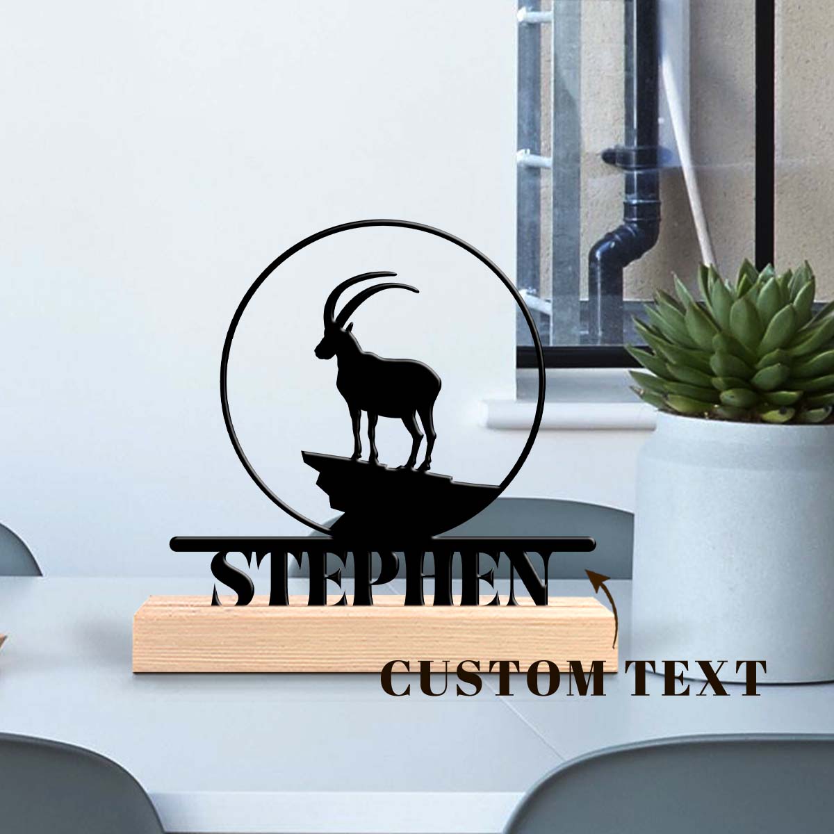1pc Personalized Iron Desktop  - Home Decor For Birthday ulasan dan harga