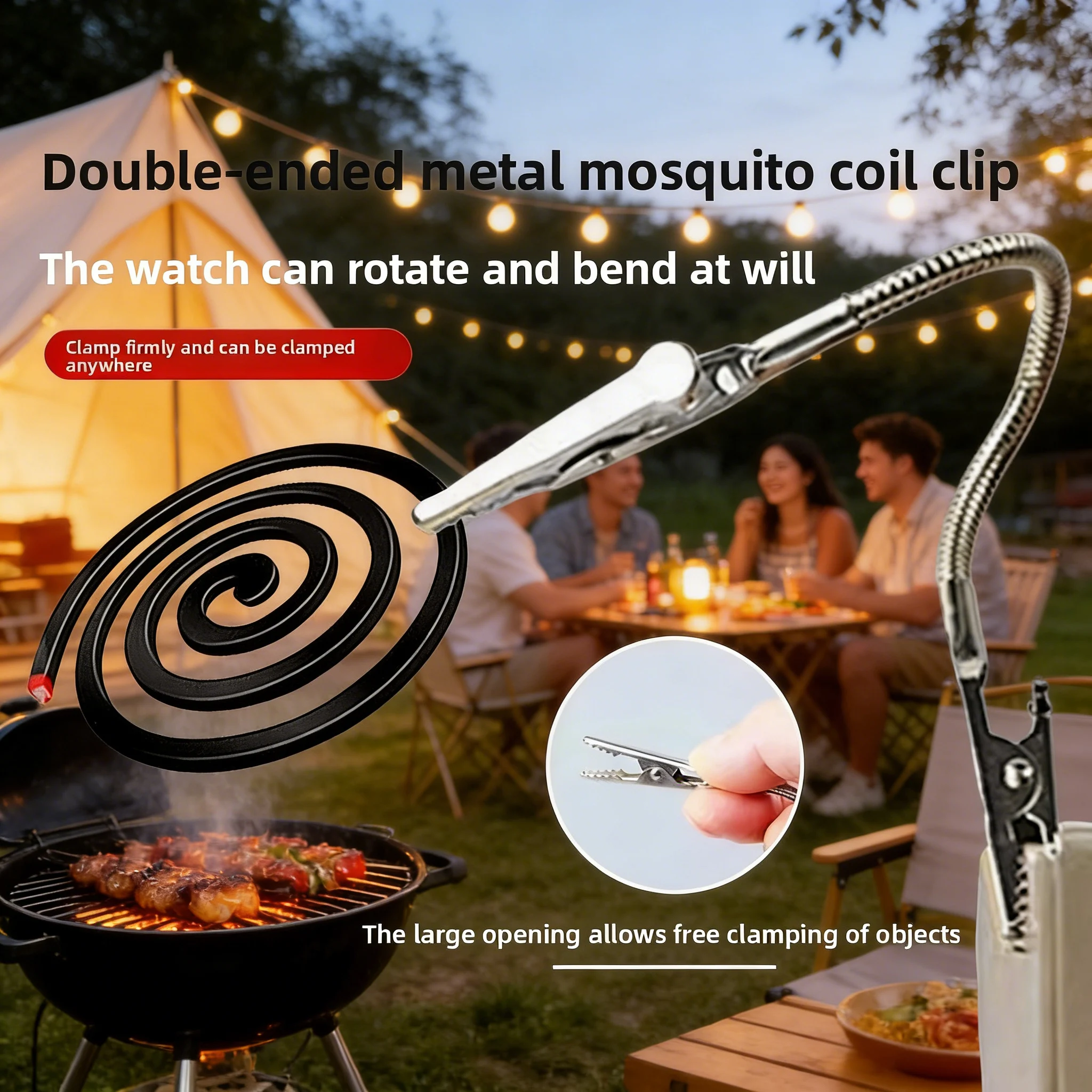Dual-Head Stainless Steel Alli - Incense Stick Holder ulasan dan harga